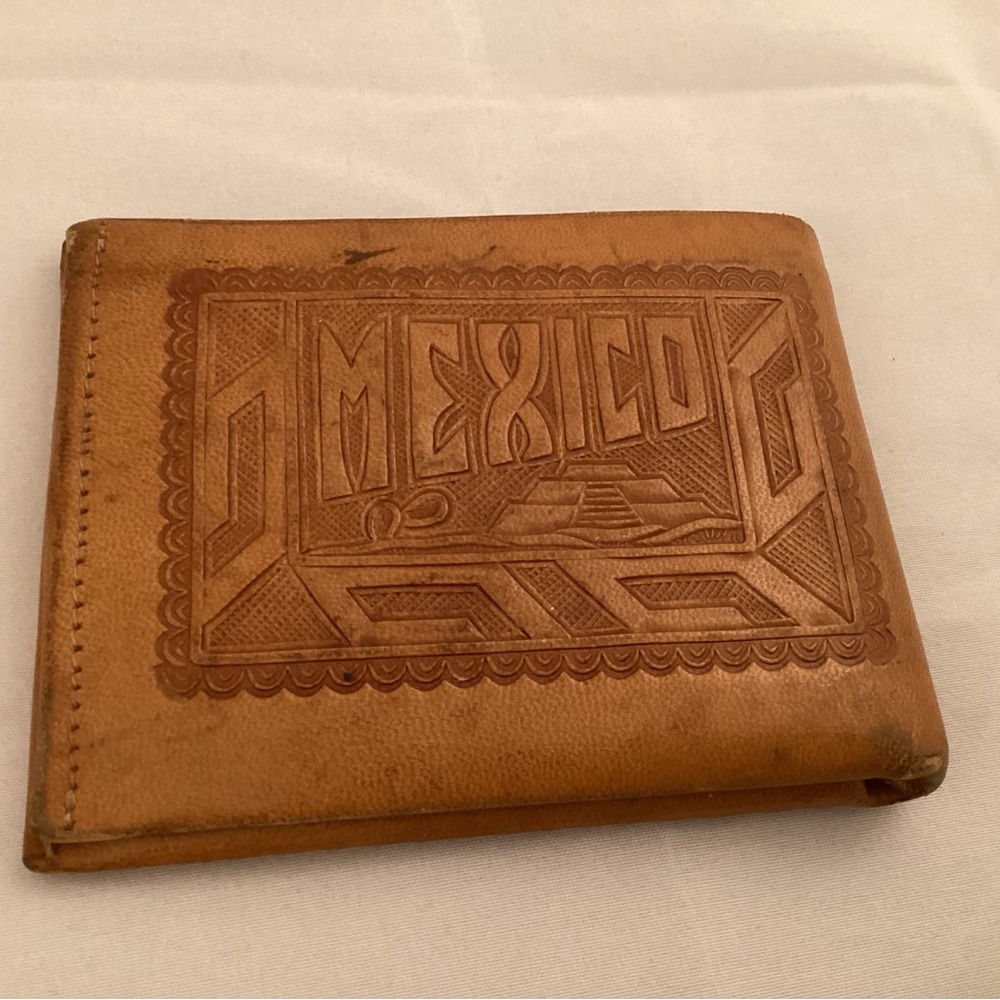 Vintage Mexico leather wallet